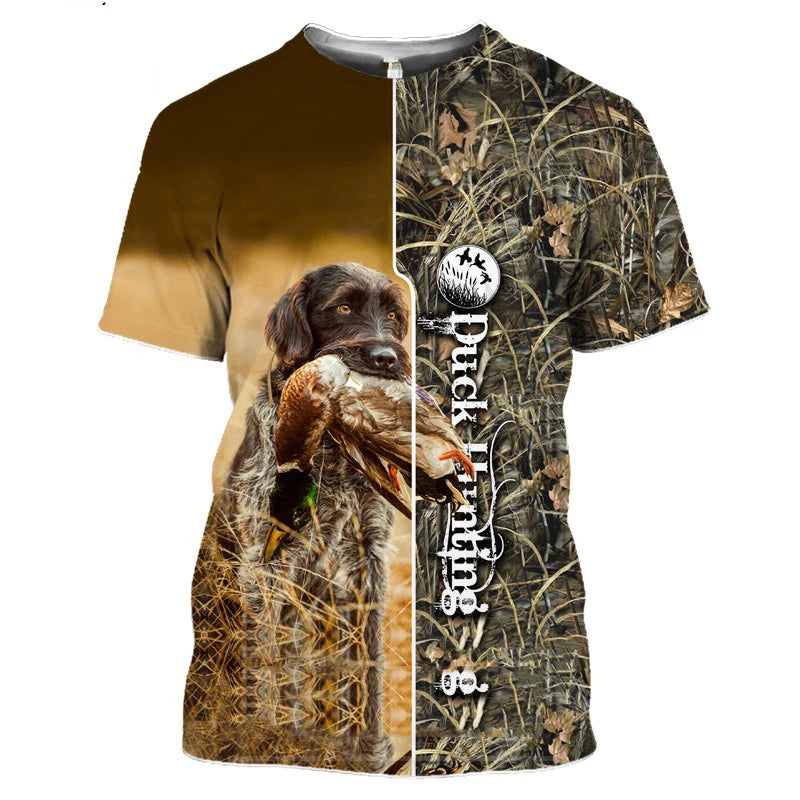 3D Wild Boar Print T Shirt