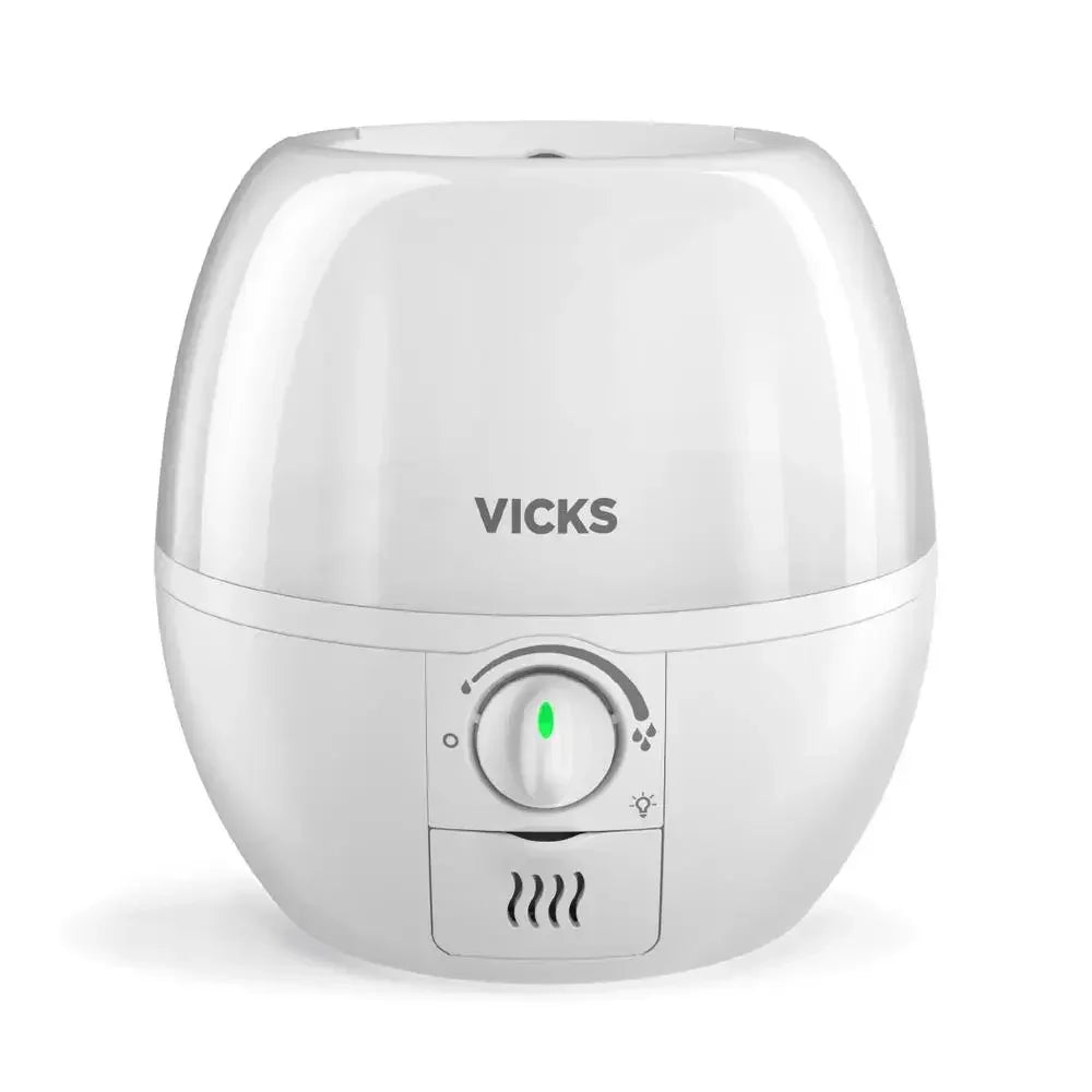 3-in-1 Sleepy Time Ultrasonic Humidifier Essential Oil Diffuser Nightlight VapoPads Compatible 24-Hour