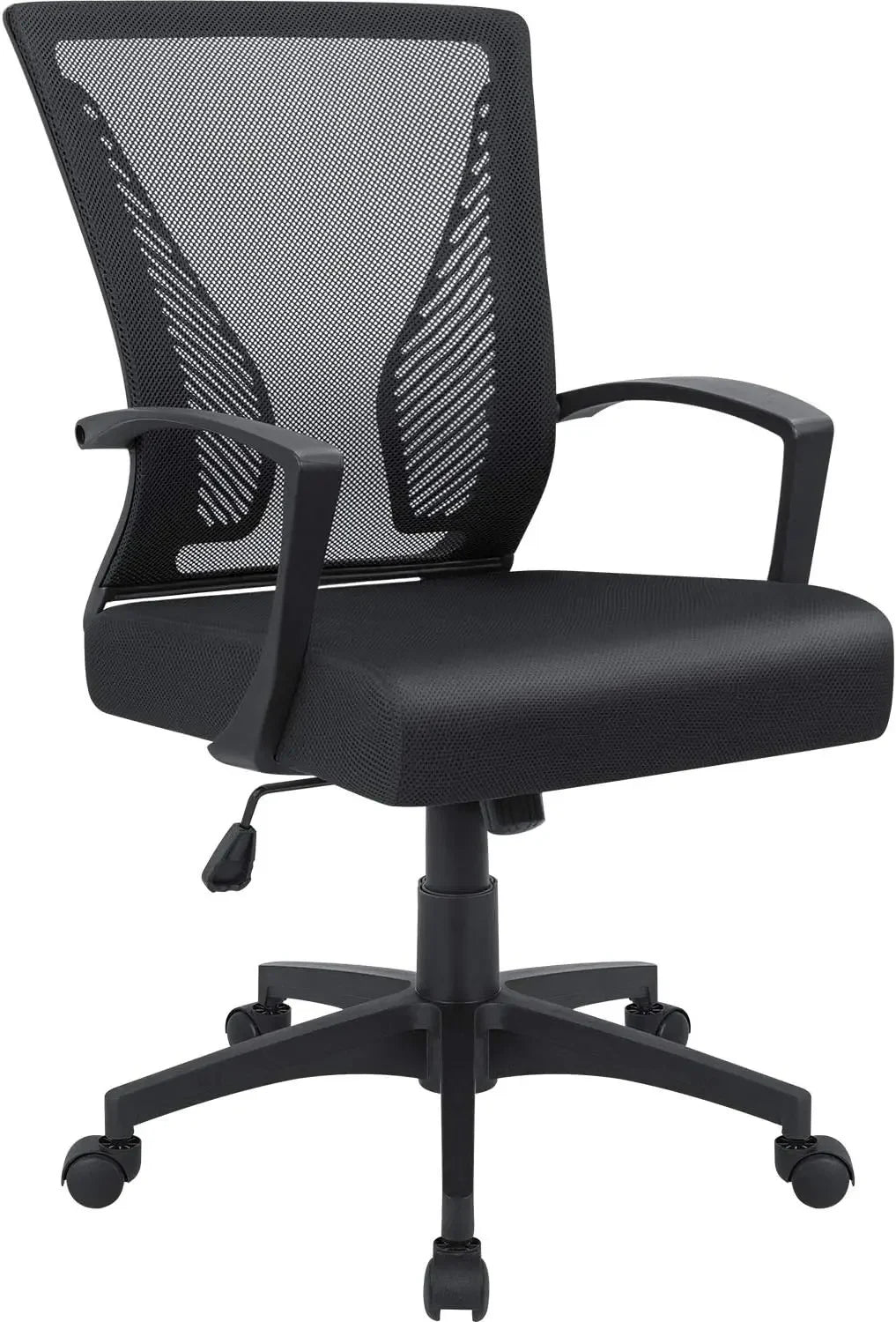 Office Chair Mid Back Swivel Lumbar Support Desk Chair