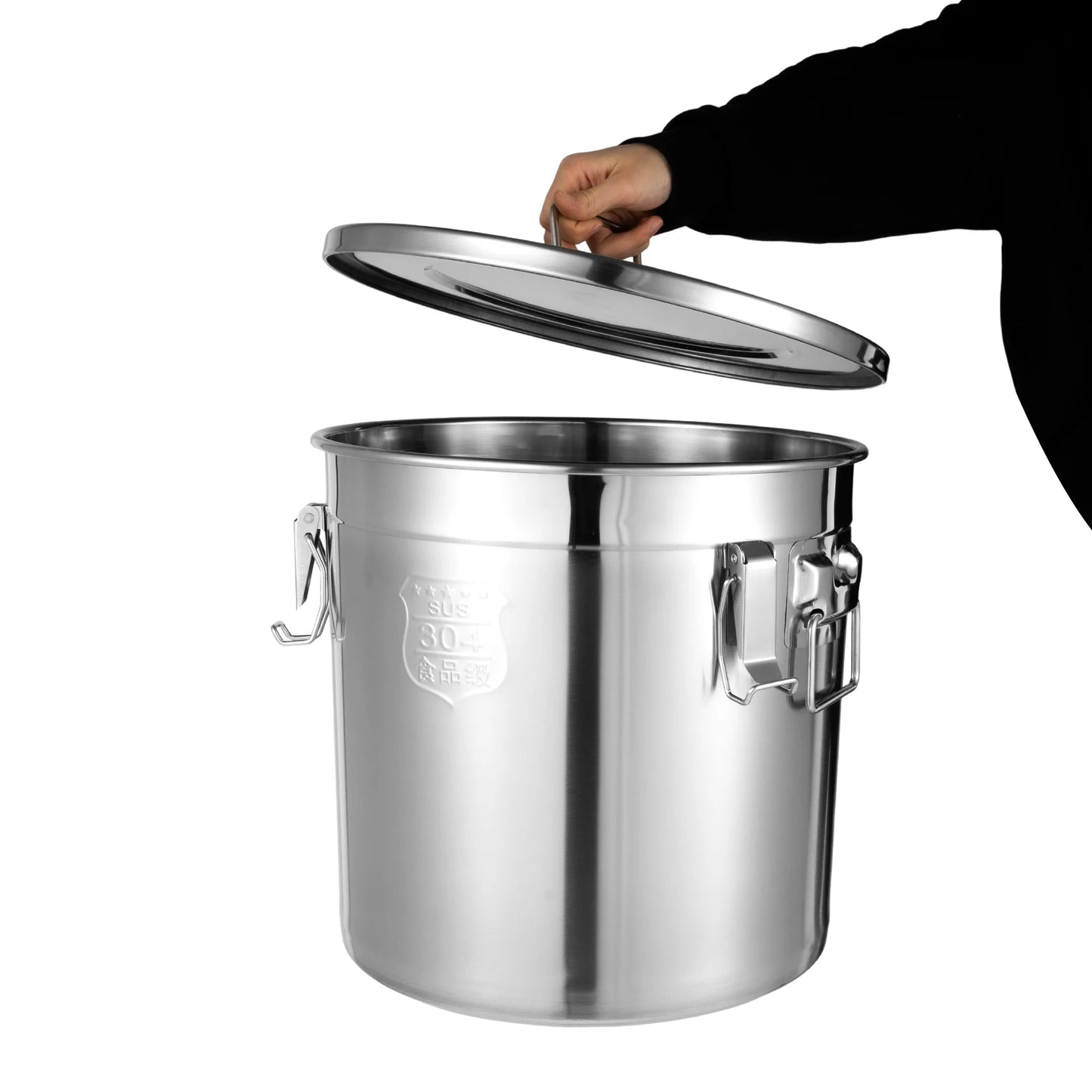 33L Stainless Steel Airtight Canister