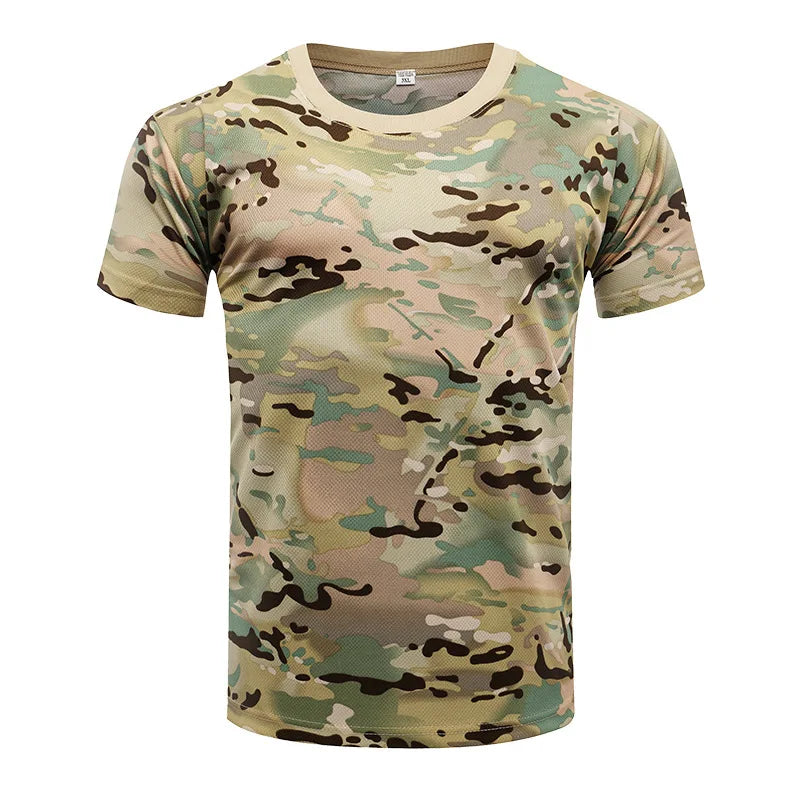 Quick Dry Forest Camouflage T-shirt