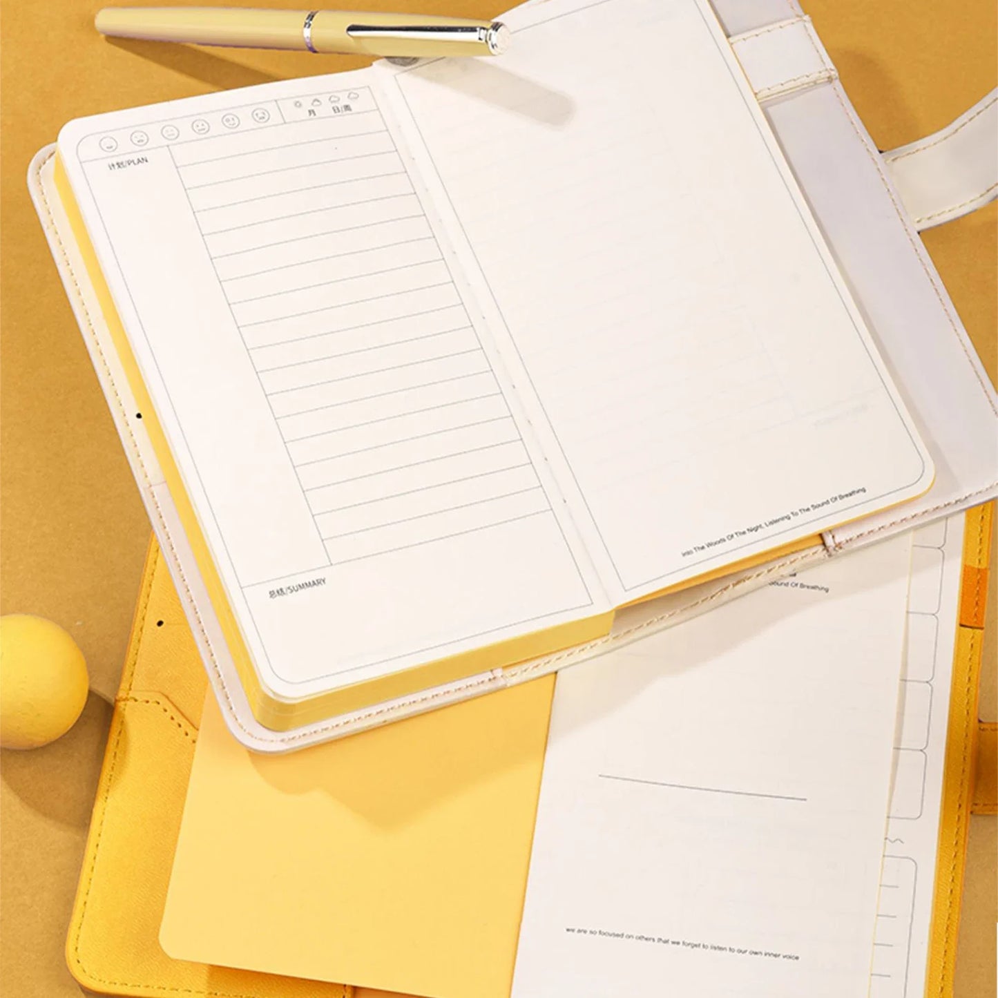 Detachable Notebook Diary Portable Planner