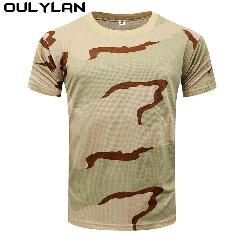 Quick Dry Forest Camouflage T-shirt