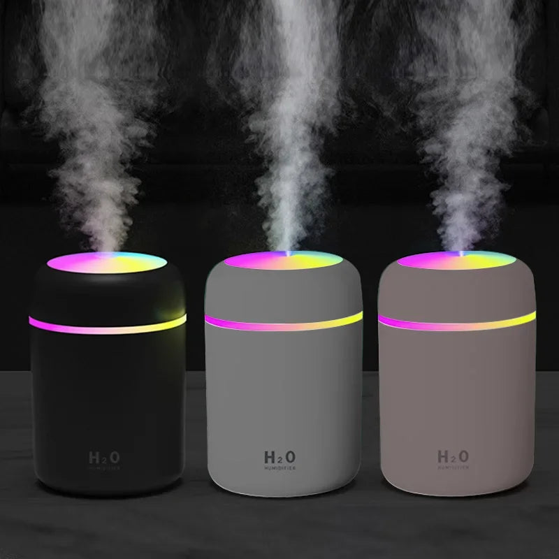 Essential Oil Diffuser - Colorful Aromatherapy Sprayer, Air Freshener & Humidifier