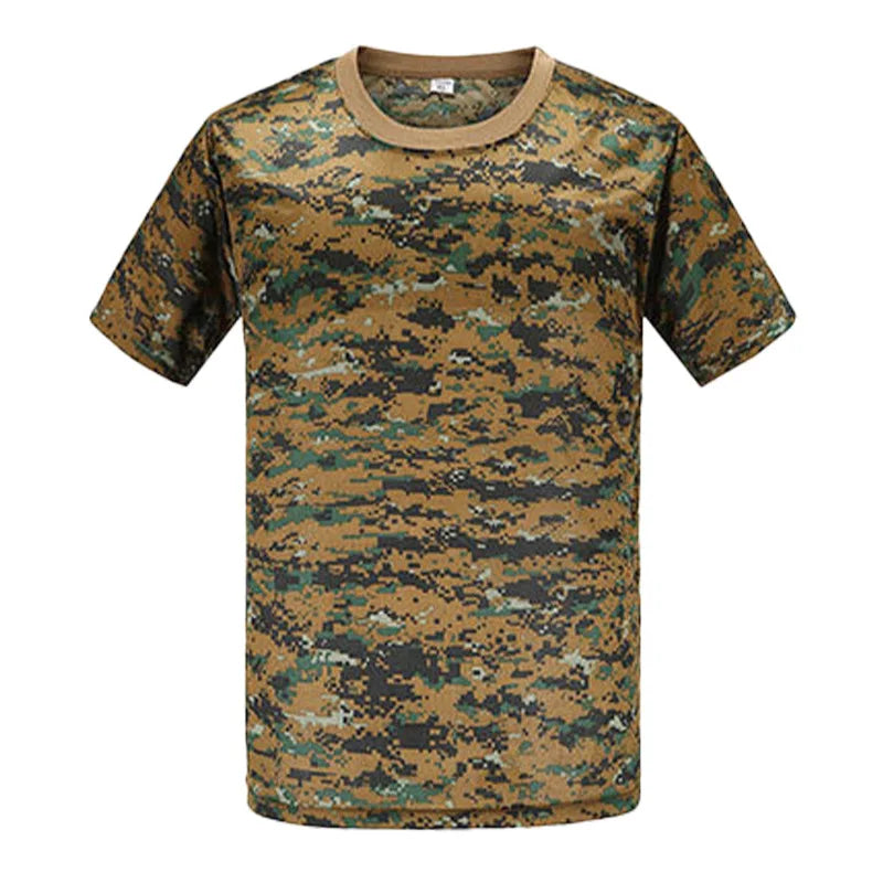 Quick Dry Forest Camouflage T-shirt